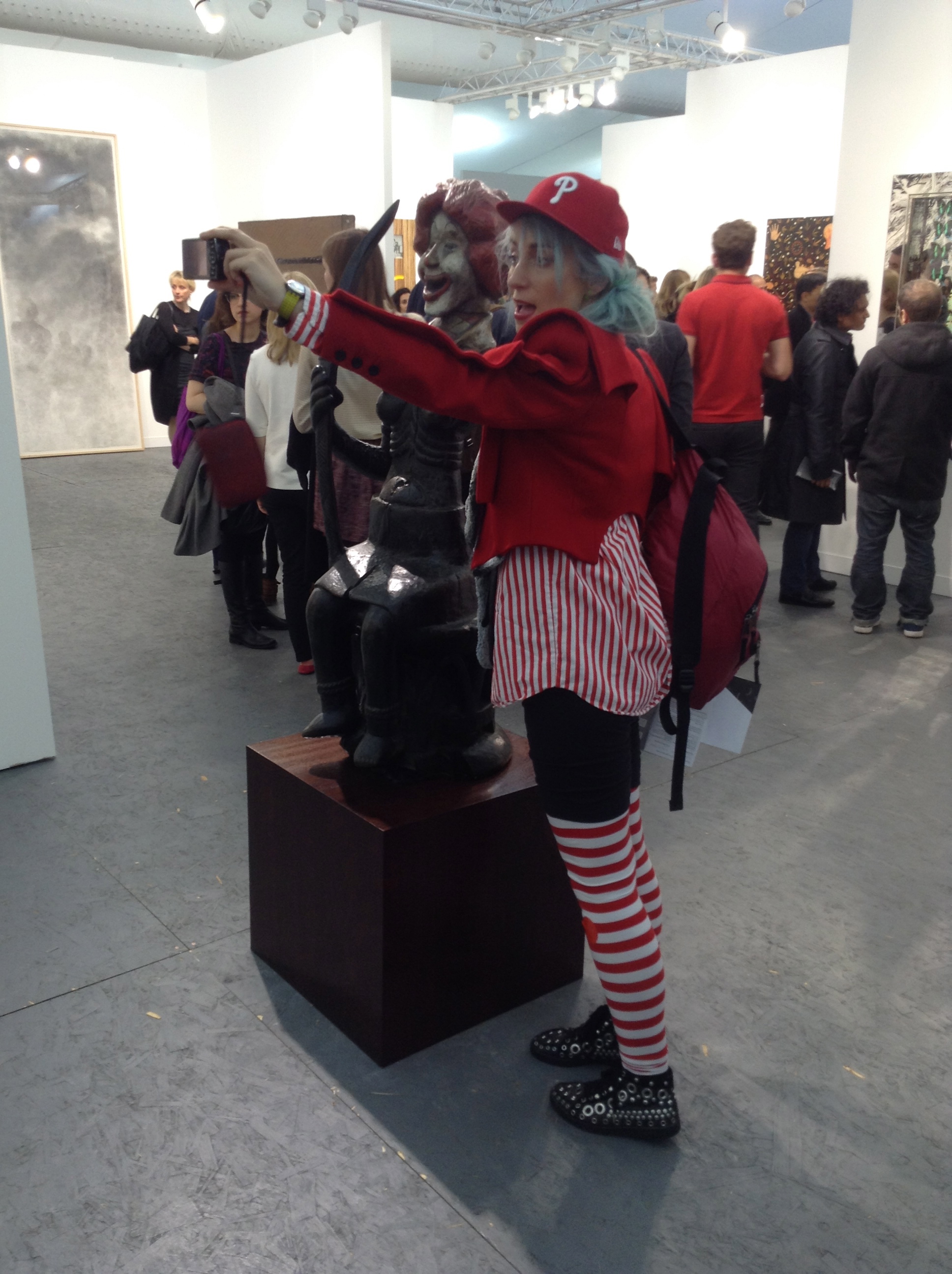Artsy Bottoms Artsy fashions spotted at art events